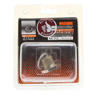 Пробка сливная TOYOTA картера масляного АКПП (с магнитом) MASUMA - M-70 9034118057
