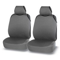 Авточехлы (майка) на передние сиденья полиэстер серые (4 предм.) Douglas Front CARFASHION - 21039