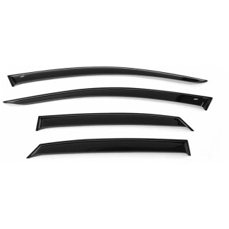 Дефлектор двери VW Polo (10-) хромированный молдинг COBRA TUNING - V23010CR