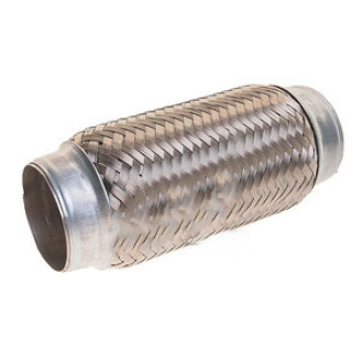 Гофра глушителя 63х203 в 3-ой оплетке KORTEX - KES5010 265-339