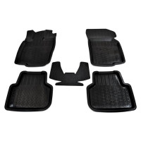 Коврик салона SKODA Octavia A7 (13 -) резина черный (5 предм.) AVTODRIVER - ADRPRO013 (55-05-113) AVTODRIVER