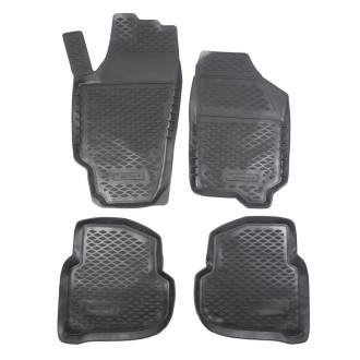 Коврик салона VW Polo седан (17-) полиуретан черный (4 предм.) ПП - PPL-10743133
