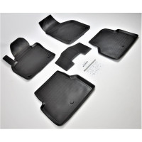 Коврик салона VW Tiguan 2 (17-) 3D 3-х слойная конструкция черный (5 предм.) SEINTEX - 87959