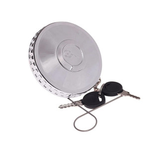 Крышка бака топливного 80мм хром с защитой KENT - MMK06H