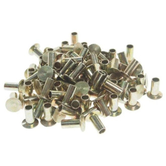 Заклепка тормозных накладок (6.35х15.99мм L10) полутрубчатая,конус (100шт.) EMEK - 2068519-1720-1 93685/EM9368517201 MBLR1004