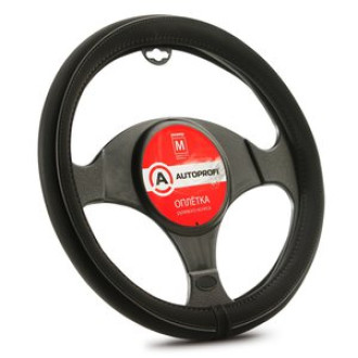 Оплетка руля (M) 37-39см черная нубук AUTOPROFI - AP-2020 BK/BK (M) Оплетка руля (M) 37-39см черная нубук AUTOPROFI - AP-2020 BK/BK (M)
