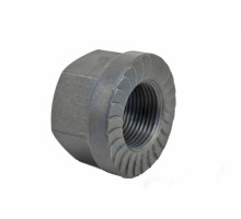 Гайка М30х2.0х35 МАЗ,КРАЗ стремянки задней с насечкой тефлон MEGAPOWER - 900-00-038 349600